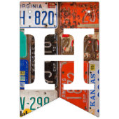 Bannière À Fanions Plaque de licence Rusty Retro Anniversaire (Deuxième drapeau)