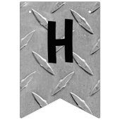 Bannière À Fanions plaque diamant en aluminium pour anniversaire (Deuxième drapeau)