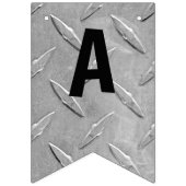 Bannière À Fanions plaque diamant en aluminium pour anniversaire (Troisième drapeau)