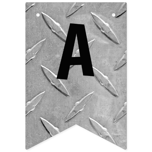 Bannière À Fanions plaque diamant en aluminium pour anniversaire (Troisième drapeau)