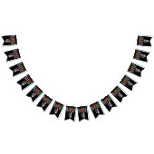 Bannière À Fanions plaque d'immatriculation rouillée 80e anniversaire (Tout)