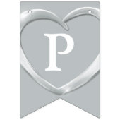 Bannière À Fanions Platinum mariage anniversaire 70ème photo bunting (Premier drapeau)