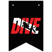 Bannière À Fanions Plongée, Plongée plongée plongée Gift Diver Down D (Troisième drapeau)