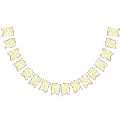 Bannière À Fanions Point jaune (Tout)