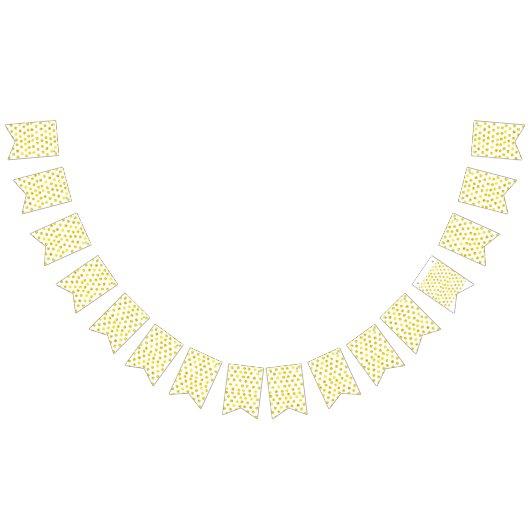 Bannière À Fanions Point jaune (Tout)