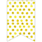 Bannière À Fanions Point jaune (Deuxième drapeau)