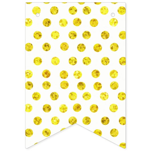 Bannière À Fanions Point jaune (Premier drapeau)