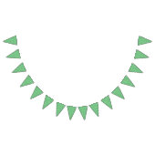 Bannière À Fanions Pointillisme Classique Blanc - Vert Été (Tout)