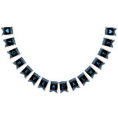 Bannière À Fanions Points Confetti Aquarelle Bleu Mariage pour toujou (Tout)