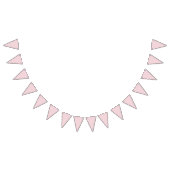 Bannière À Fanions Points de printemps Mcro | Douce rose pâle (Tout)