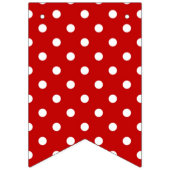 Bannière À Fanions Polka dot (Premier drapeau)