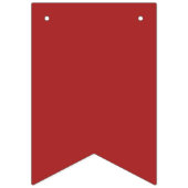 Bannière À Fanions Pompiers Merci Mince Ligne Rouge Personnalisé (Troisième drapeau)