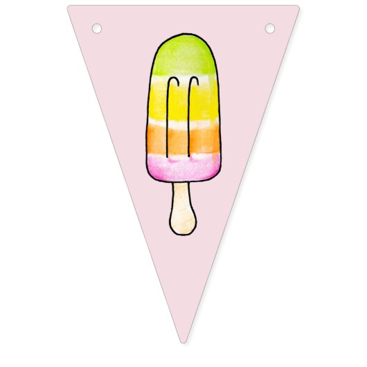 Bannière À Fanions Popsicle (Premier drapeau)