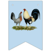 Bannière À Fanions Poulets d'or de Duckwing (Deuxième drapeau)