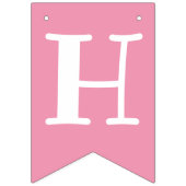 Bannière À Fanions Premier Anniversaire Rose Joyeux Fée Anniversaire (Deuxième drapeau)