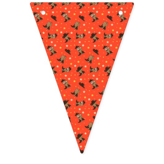 Bannière À Fanions Premier rodéo (Premier drapeau)