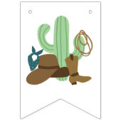 Bannière À Fanions Premier Rodéo Anniversaire 1er Cowboy Ouest (Premier drapeau)