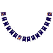 Bannière À Fanions Premier voyage autour de la fête d'anniversaire du (Tout)