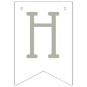 Bannière À Fanions Première fête de la fille Eucalyptus (Deuxième drapeau)