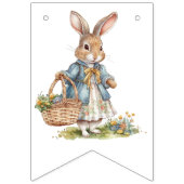 Bannière À Fanions Première fête de la fille Eucalyptus (Premier drapeau)