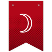 Bannière À Fanions Première Période Cute Dark Red Super Lettres (Premier drapeau)