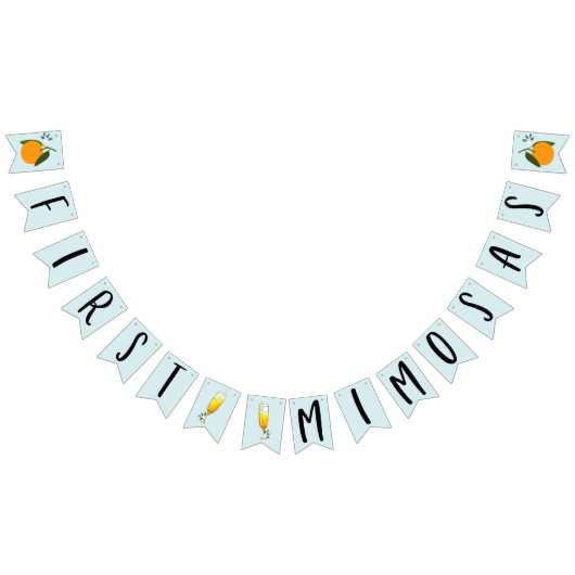 Bannière À Fanions Premières Mimosas (Tout)