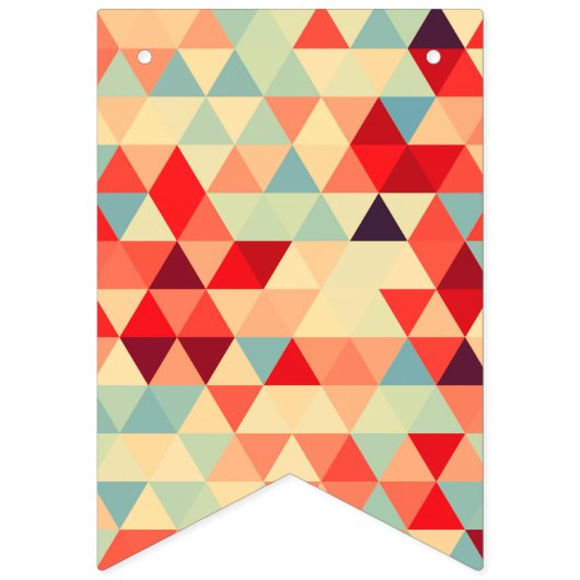 Bannière À Fanions Pretty triangle pattern II + your ideas (Troisième drapeau)