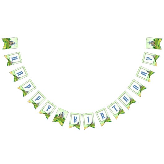 Bannière À Fanions Prince Anniversaire (Tout)