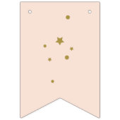 Bannière À Fanions Princess Crown avec des enfants d'âge heureux fête (Premier drapeau)