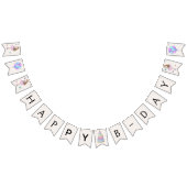 Bannière À Fanions Princesse Birthday de petite fille (Tout)