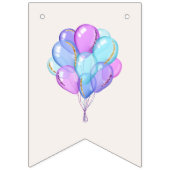 Bannière À Fanions Princesse Birthday de petite fille (Deuxième drapeau)