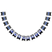 Bannière À Fanions Promotion du capitaine de ligne Bleu mince (Tout)