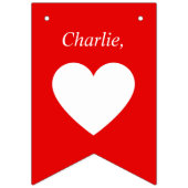 Bannière À Fanions Proposition personnalisée LGBTQ Me marierez-vous R (Premier drapeau)