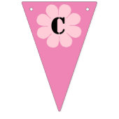 Bannière À Fanions Puissance rose (Premier drapeau)