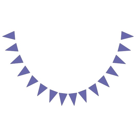 Bannière À Fanions Purple simple (Tout)