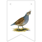 Bannière À Fanions Quail à échelle (Troisième drapeau)