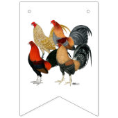 Bannière À Fanions Quatre gamecocks (Premier drapeau)