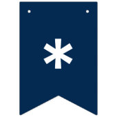 Bannière À Fanions Quatrième de célébration de juillet toute couleur (Premier drapeau)