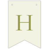 Bannière À Fanions Quelques carottes de lapin 1er aquarelle d'anniver (Deuxième drapeau)