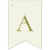 Bannière À Fanions Quelques carottes de lapin 1er aquarelle d'anniver (Troisième drapeau)