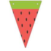 Bannière À Fanions Rafraîchir la pastèque d'été. (Troisième drapeau)