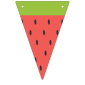 Bannière À Fanions Rafraîchir la pastèque d'été. (Premier drapeau)