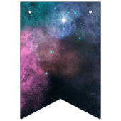 Bannière À Fanions Rainbow Galaxy Anniversaire (Premier drapeau)