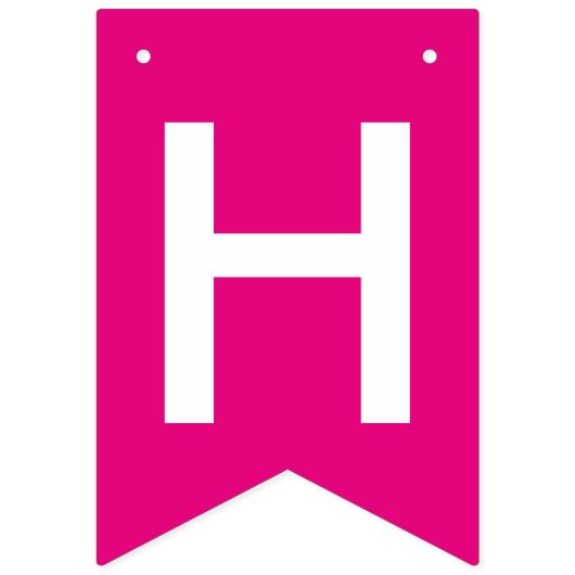 Bannière À Fanions Rainbow Joyeux anniversaire (Deuxième drapeau)