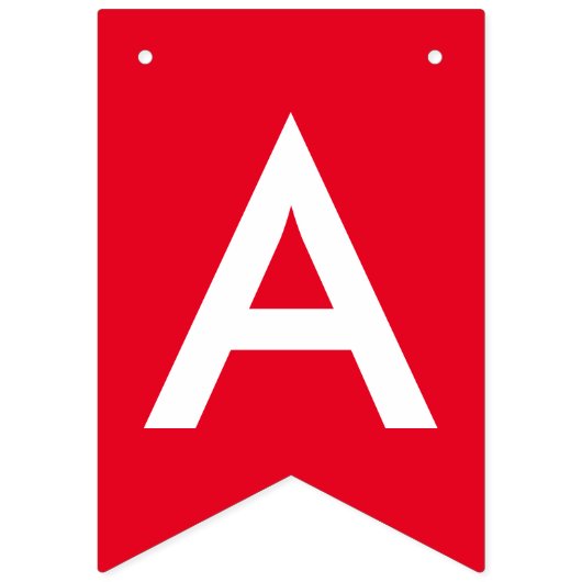 Bannière À Fanions Rainbow Joyeux anniversaire (Troisième drapeau)