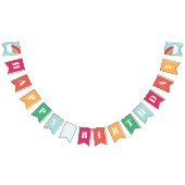 Bannière À Fanions Rainbow Kids Joyeux anniversaire (Tout)