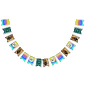 Bannière À Fanions Rainbow Pisces Parties scintillant fête d'annivers (Tout)