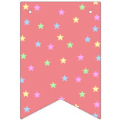 Bannière À Fanions Rainbow Star galaxy Space Friends Anniversaire Par (Premier drapeau)