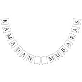 Bannière À Fanions Ramadan Moubarak (Tout)