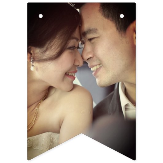 Bannière À Fanions Red Circle Double Bonheur Mariage chinois Photo (Troisième drapeau)